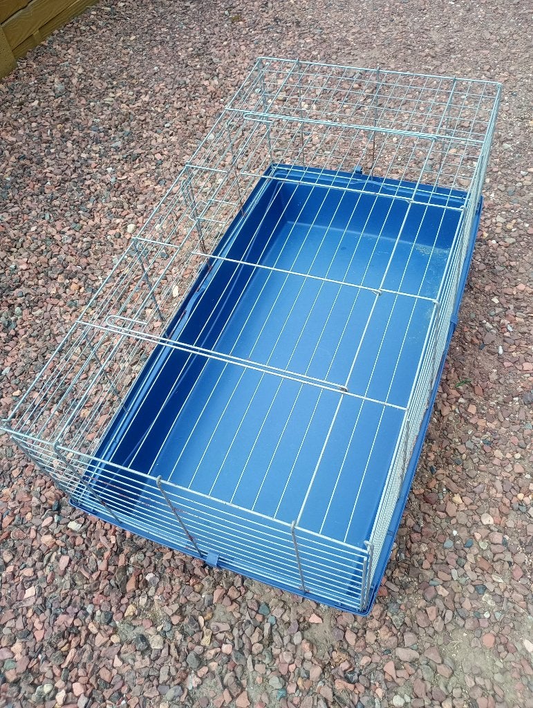 Konijnenhok met transport-bakje, Kooi, Gebruikt, 75 tot 110 cm, Ophalen