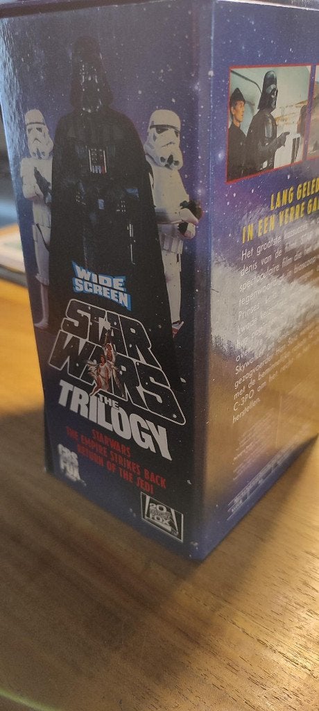 Star Wars VHS - The trilogy 3 VHS cassettes, Enlèvement ou Envoi, Comme neuf, VHS