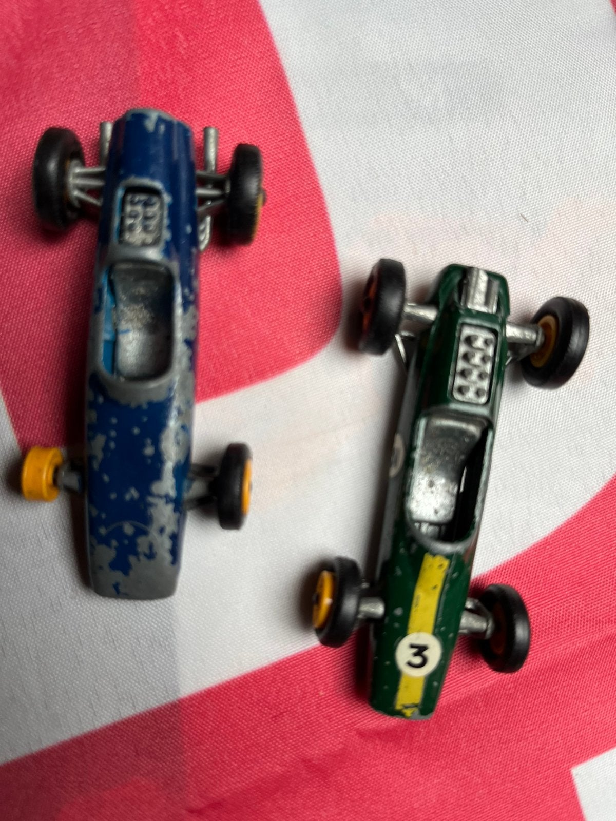 Matchbox nr 19 lotus en nr 52 B.R.M. Made in England -schade, Enlèvement ou Envoi, Comme neuf