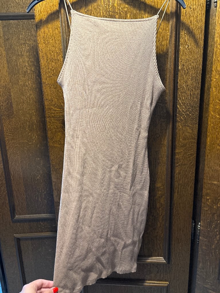 Jurk, Kleding | Dames, Jurken, Ophalen, H&M, Beige, Zo goed als nieuw