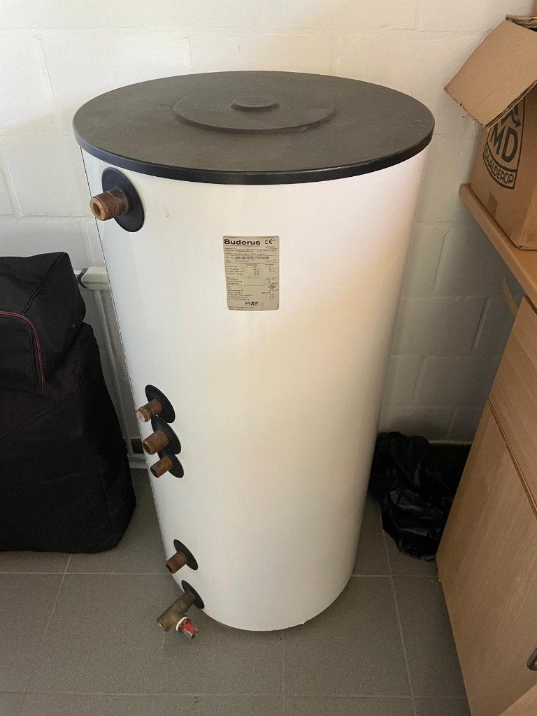 Buffervat buderus - 158 L, 100 liter of meer, Ophalen, Gebruikt, Onderdeel