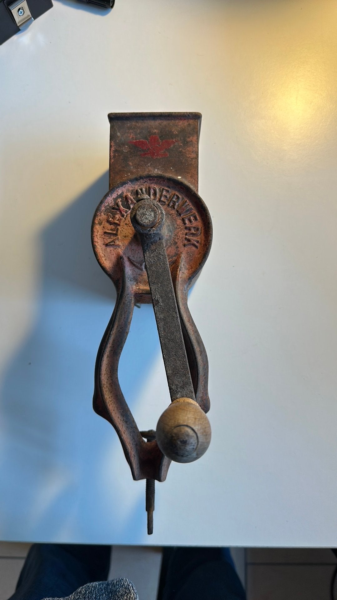 Prachtige Vintage Gietijzeren Keukenrasp Alexanderwerk 1045, Ophalen of Verzenden