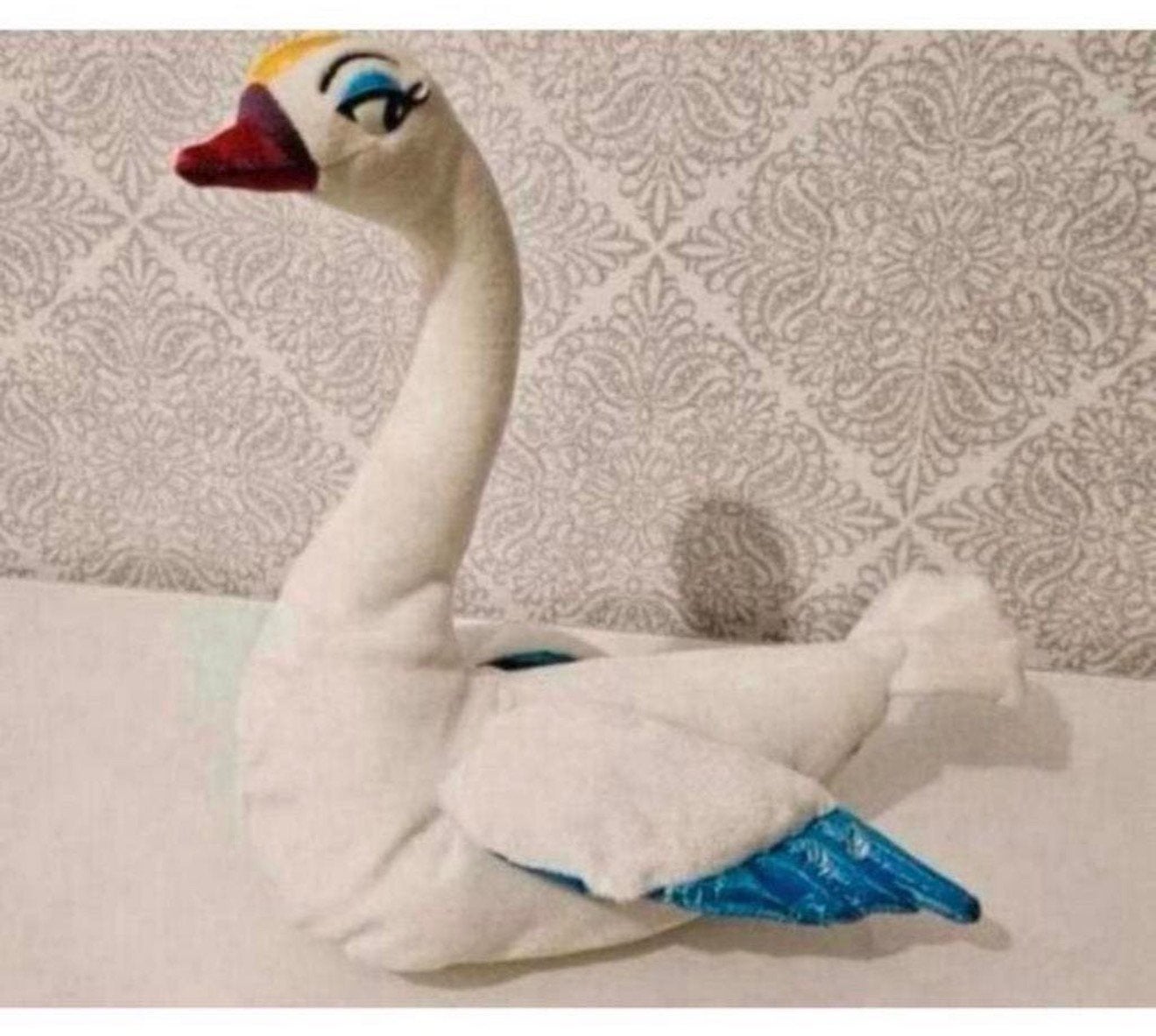 Zeldzaam Vintage Tyco 1994 The Swan Princess - zwaan plush, Ophalen of Verzenden, Zo goed als nieuw