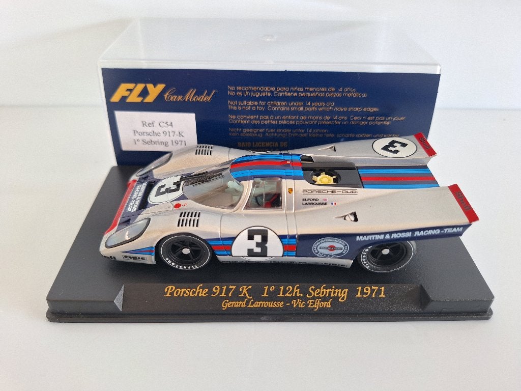 Fly Porsche 917-K 12H Sebring Gerard Larrouse Vic Elford C54, Enfants & Bébés, Neuf, Autres marques, Électrique, Enlèvement ou Envoi