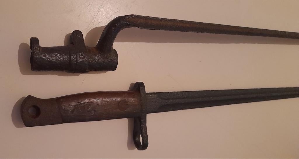 Lot de deux Baïonnettes belge pour fusil 1889, Enlèvement ou Envoi