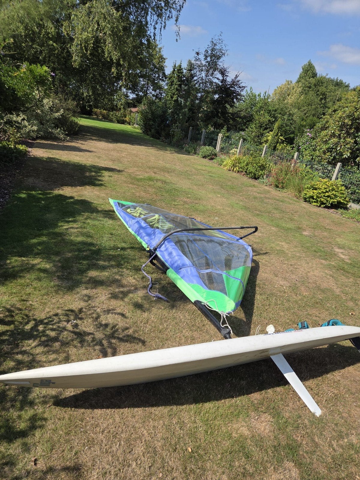 Windsurf set, Watersport en Boten, Windsurfen, Gebruikt, 5 tot 6.5 m², Complete set, Ophalen