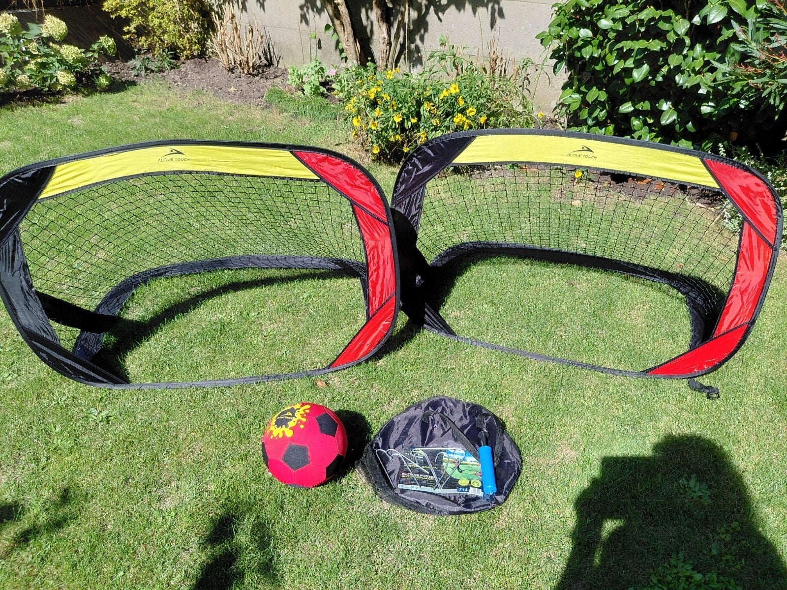 active touch pop-up voetbaldoelen, Sport en Fitness, Voetbal, Ophalen of Verzenden, Zo goed als nieuw, Overige typen
