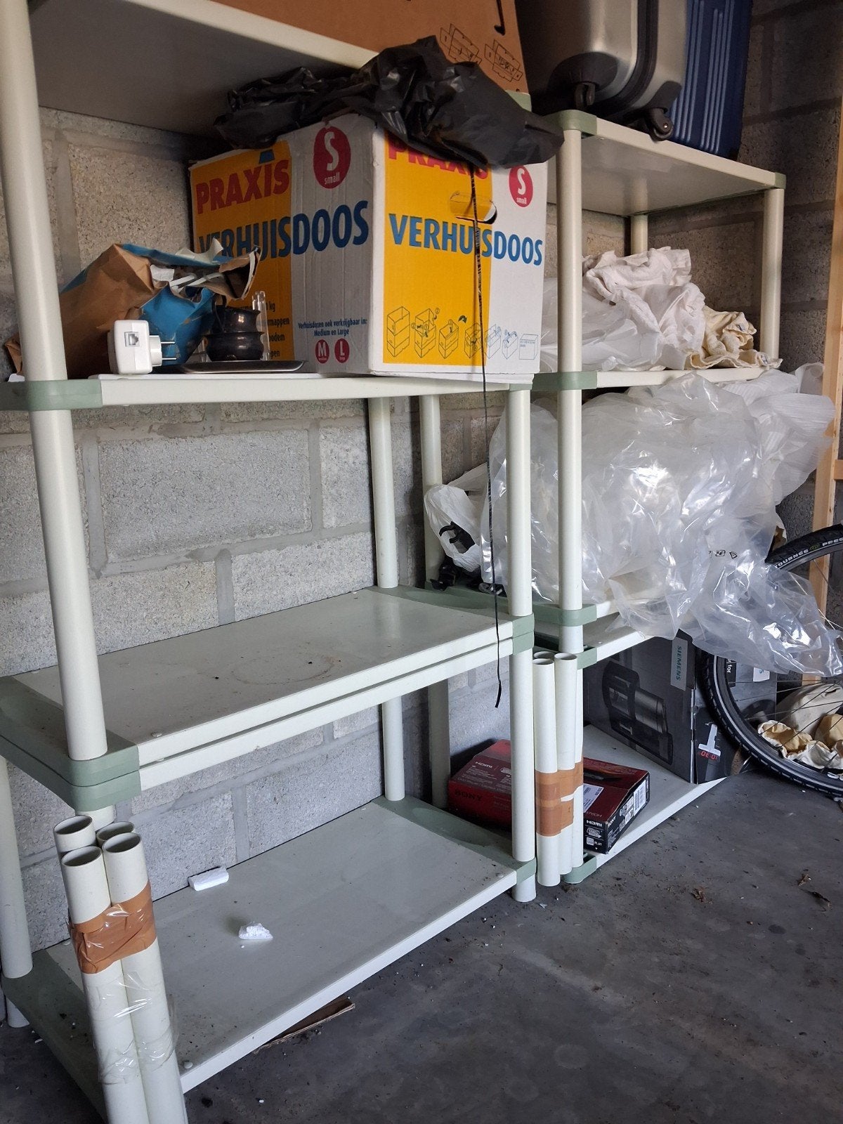 plastic stellingkasten, Huis en Inrichting, Ophalen, Gebruikt