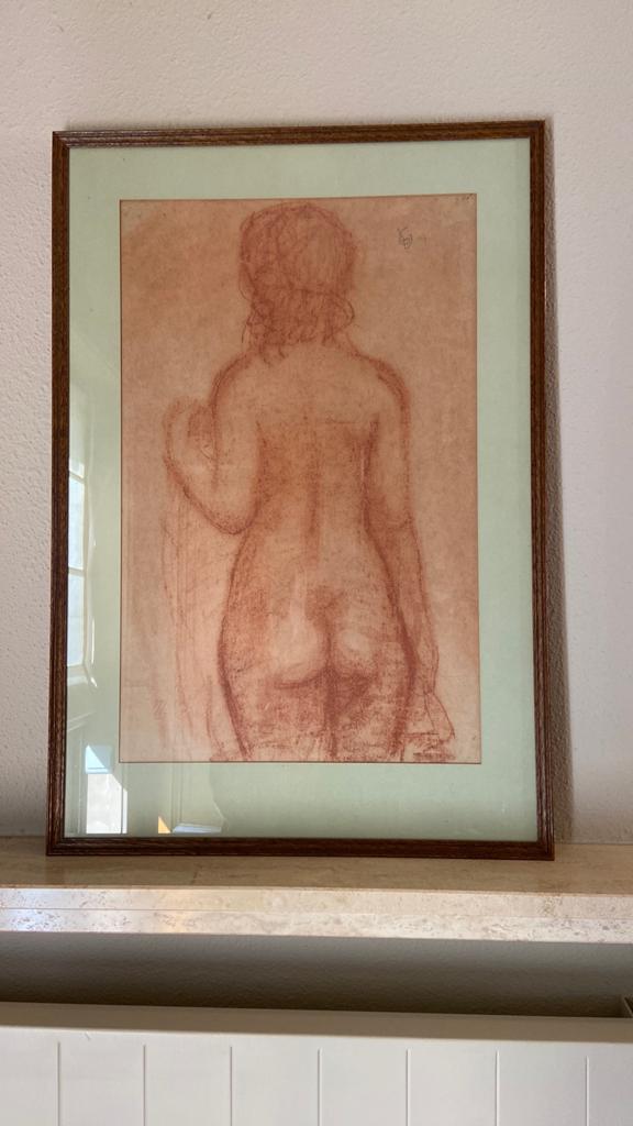 Kunstwerk naaktmodel GV 1947, Ophalen