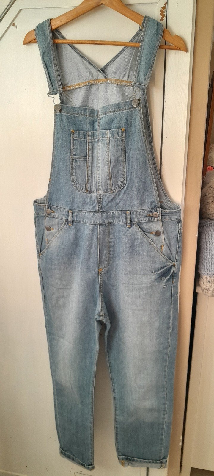 Jeans salopet CKS FRIDAY medium..., Kleding | Dames, Ophalen of Verzenden, Zo goed als nieuw, Maat 38/40 (M), Blauw