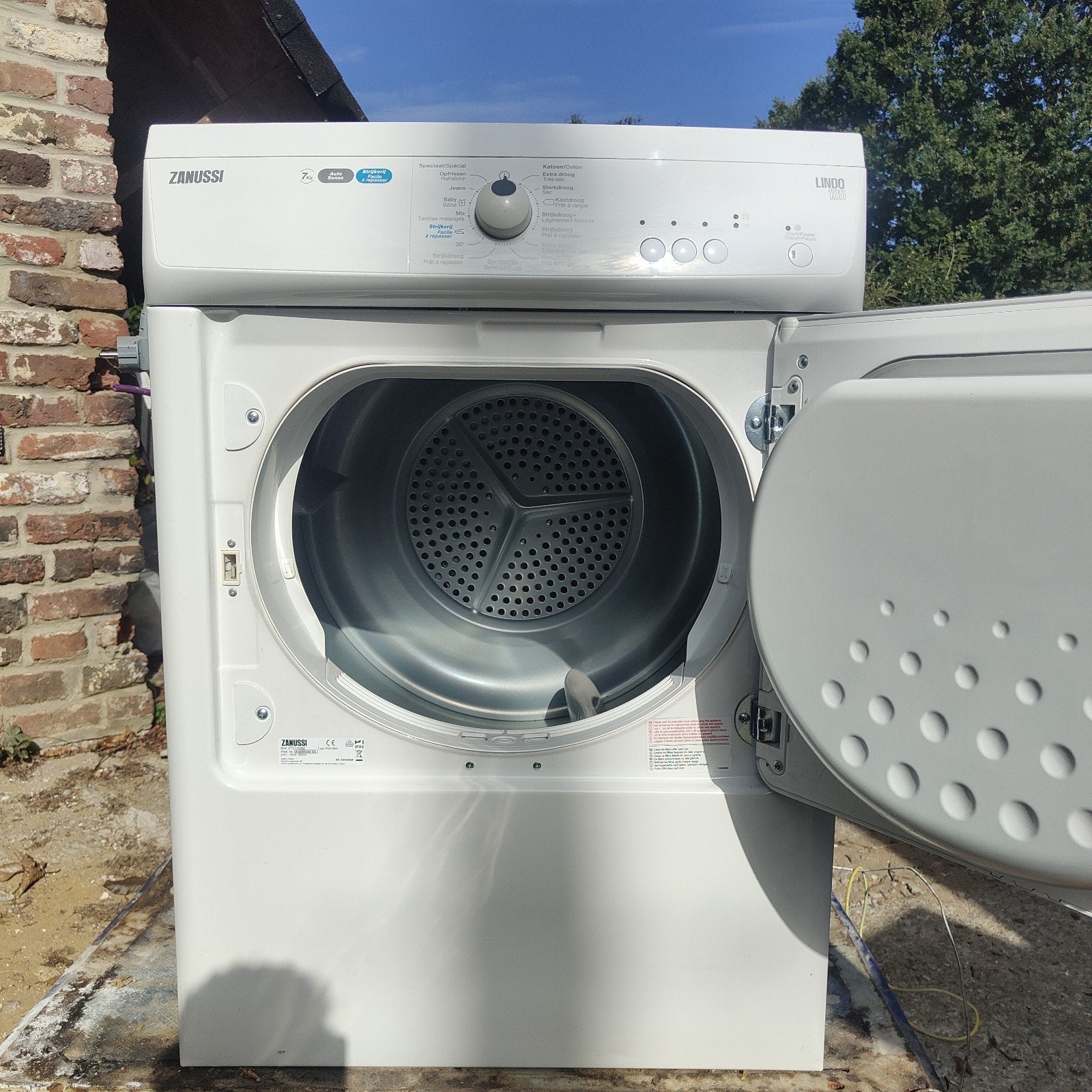 sèche linge Zanussi Lindo100, Electroménager, Sèche-linge, 6 à 8 kg, Enlèvement, Comme neuf, Phase anti-froissage