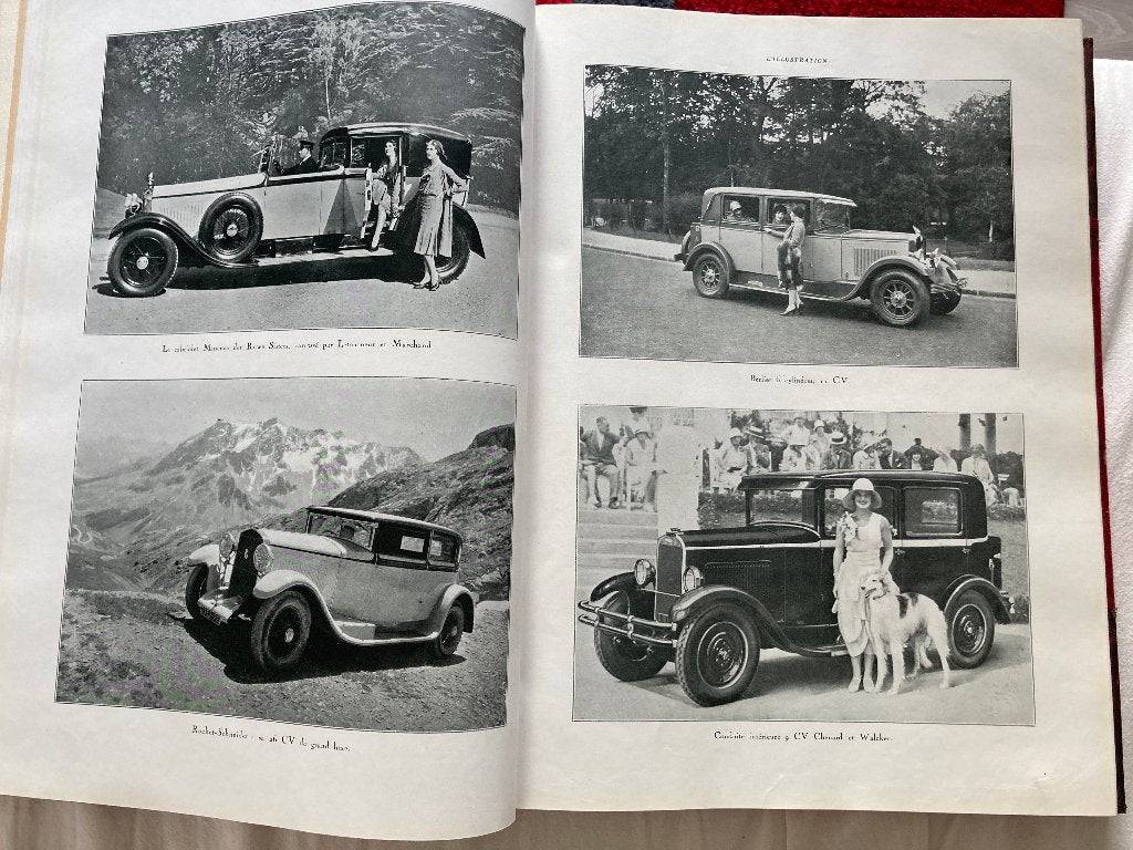 ILLUSTRATIONS, met lederen rug ingebonden jaar-edities, Ophalen, Gebruikt, Foto, Voor 1940