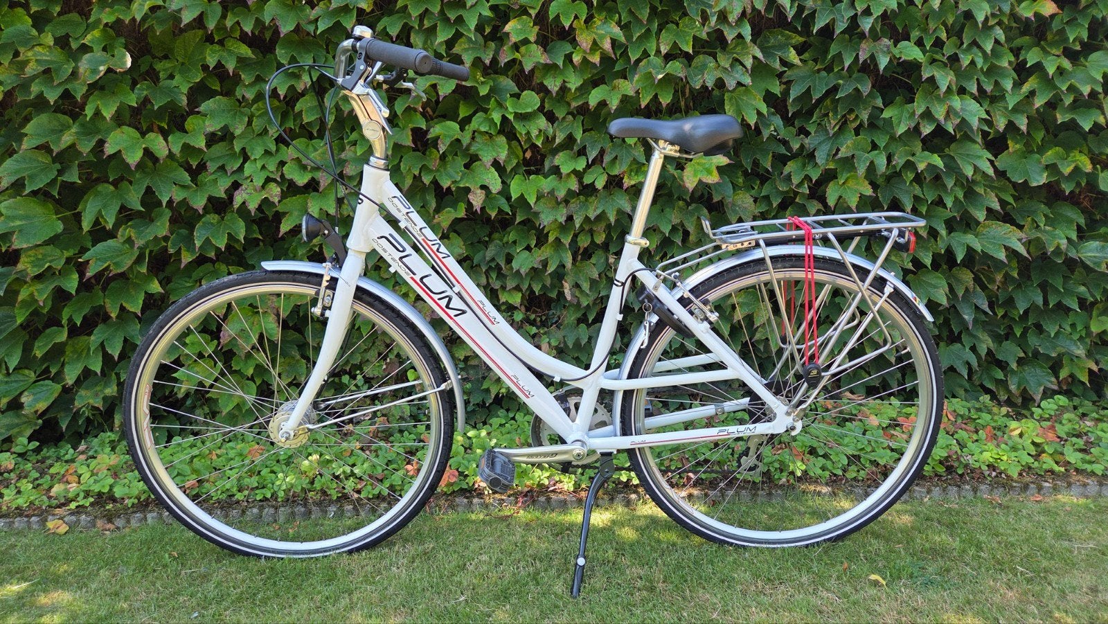 Vélo blanc PLUM pour femme taille M (50-53), Autres marques, Vitesses, Frein sur jante, Comme neuf