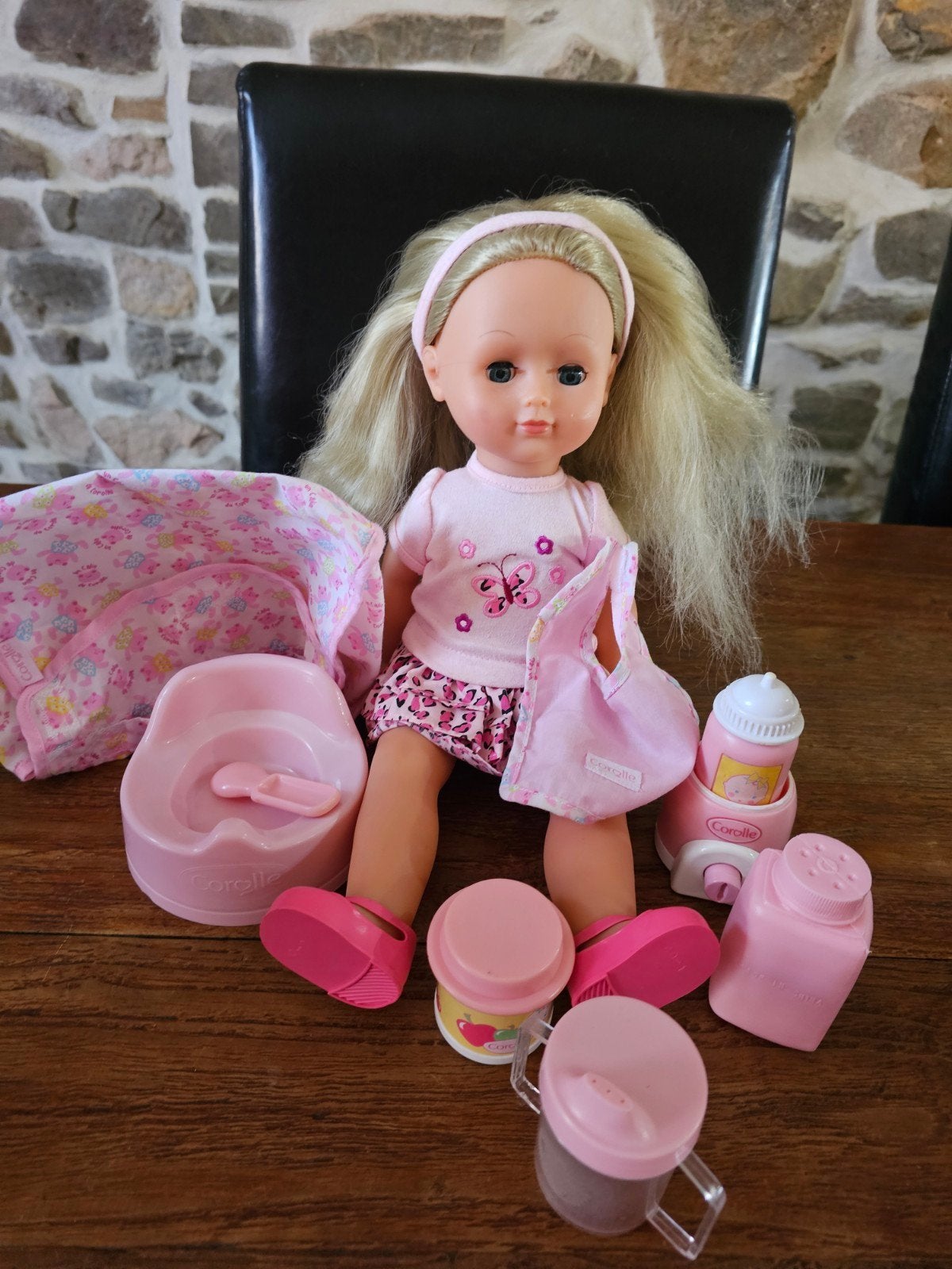 Corolle pop 42 cm met talloze accessoires, Kinderen en Baby's, Speelgoed | Poppen, Ophalen of Verzenden