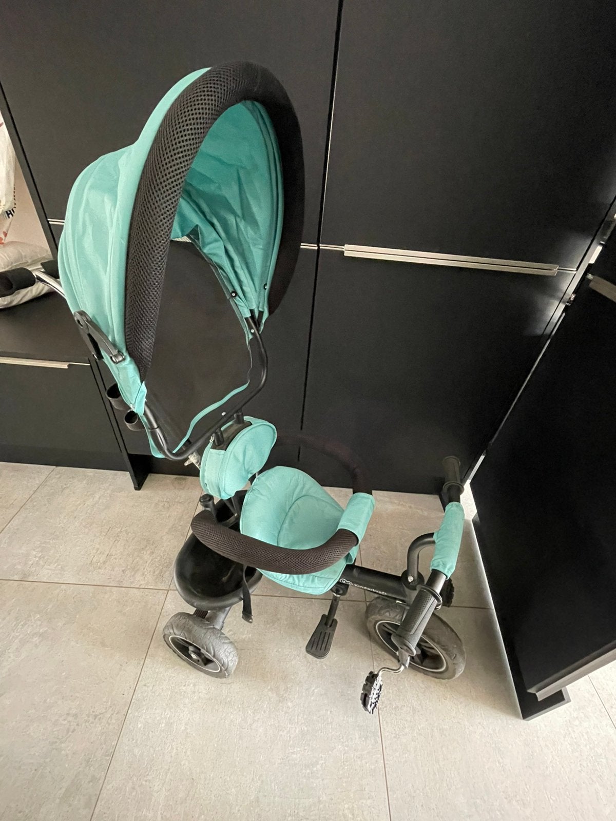 Groen fietsje Kinderkraft met duwstang, Enlèvement, Utilisé, Frein à rétropédalage, Tige de poussée