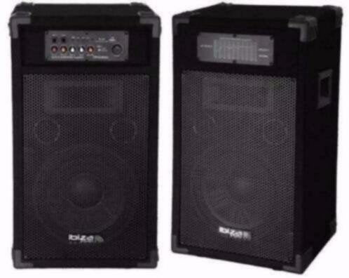 karaoke speakers met versterker 7076-B, Ophalen of Verzenden, Nieuw