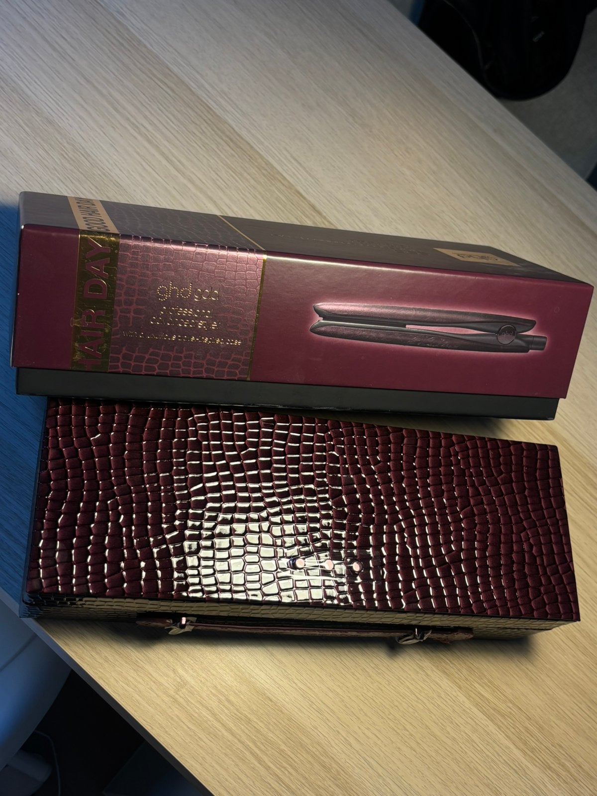 GHD Stijltang Limited Edition Cherry Blossom / Roze incl tas, Envoi, Neuf
