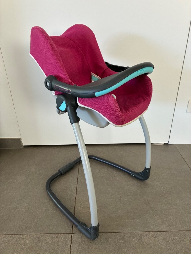 Smoby 3in1 maxi cosi voedingsstoel, Kinderen en Baby's, Speelgoed | Poppen, Ophalen, Gebruikt, Babypop