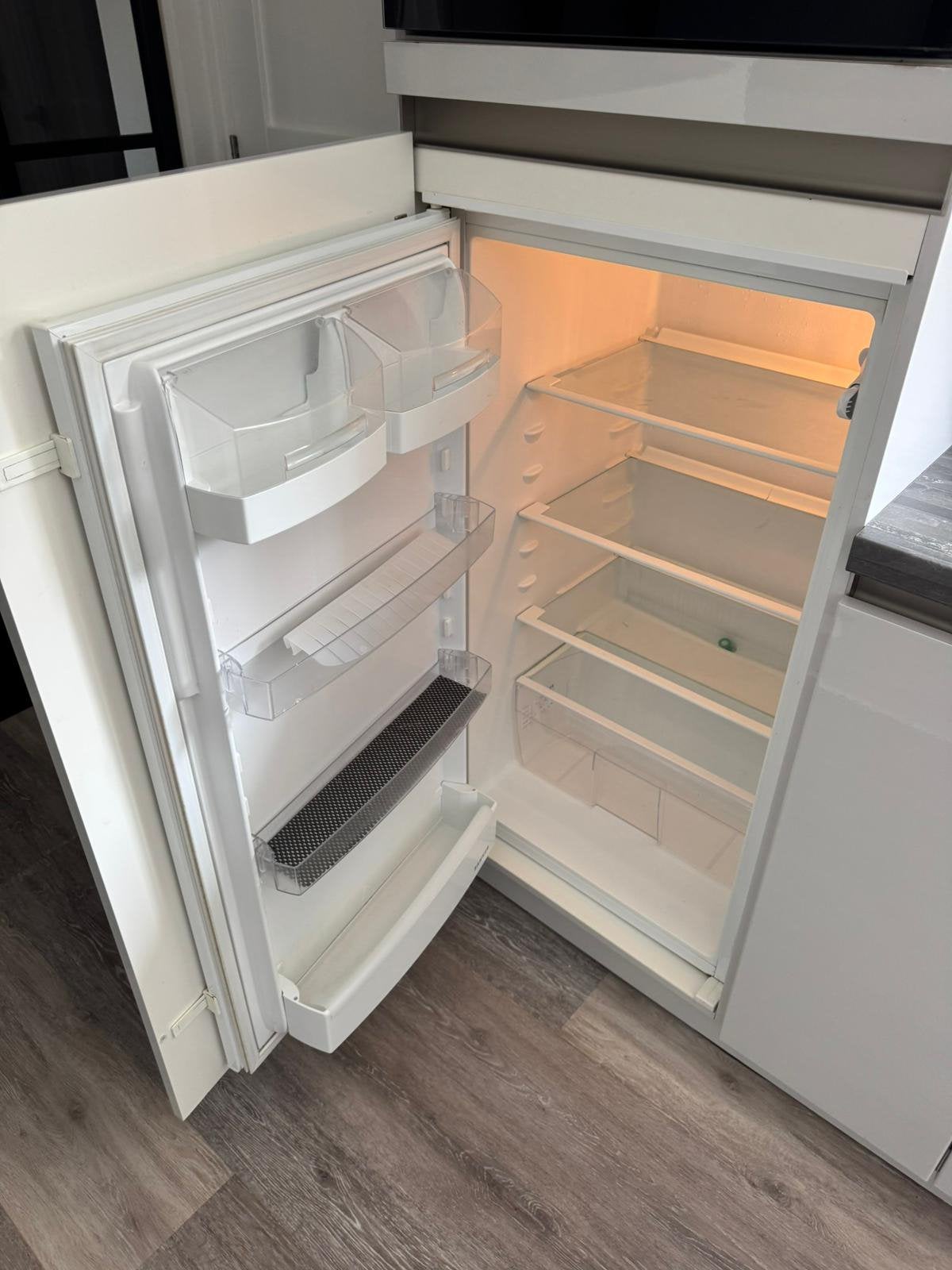 Coin cuisine complet sans poignée + équipement + DÉMONTÉ, Maison & Meubles, Cuisine | Cuisines complètes, Sans poignée, Enlèvement ou Envoi