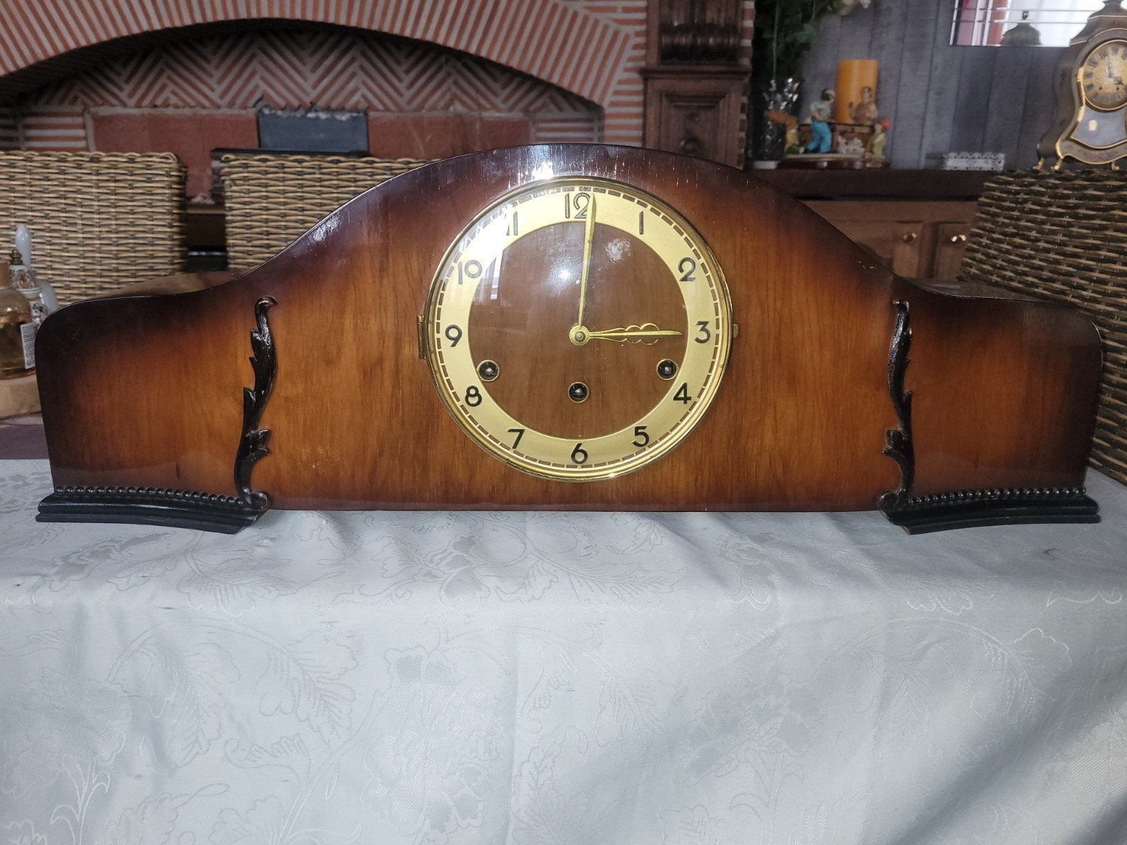 vintage German klok, Antiek en Kunst, Ophalen