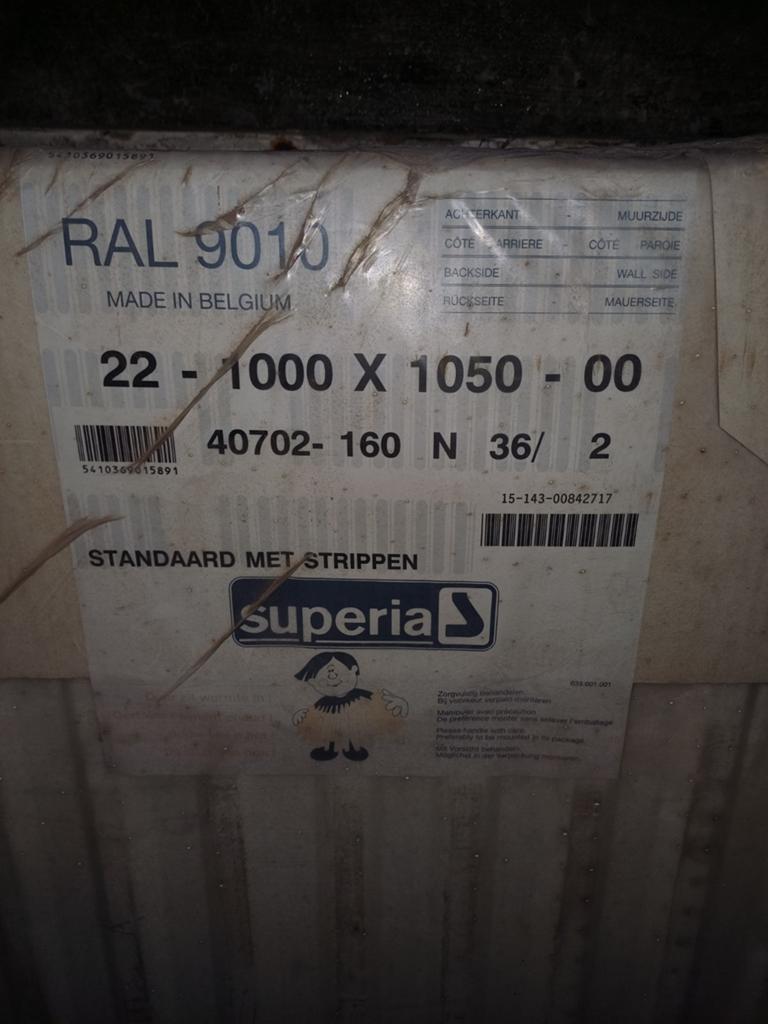 Nouveau radiateur Superia - Différentes tailles disponibles, Bricolage & Construction, Enlèvement