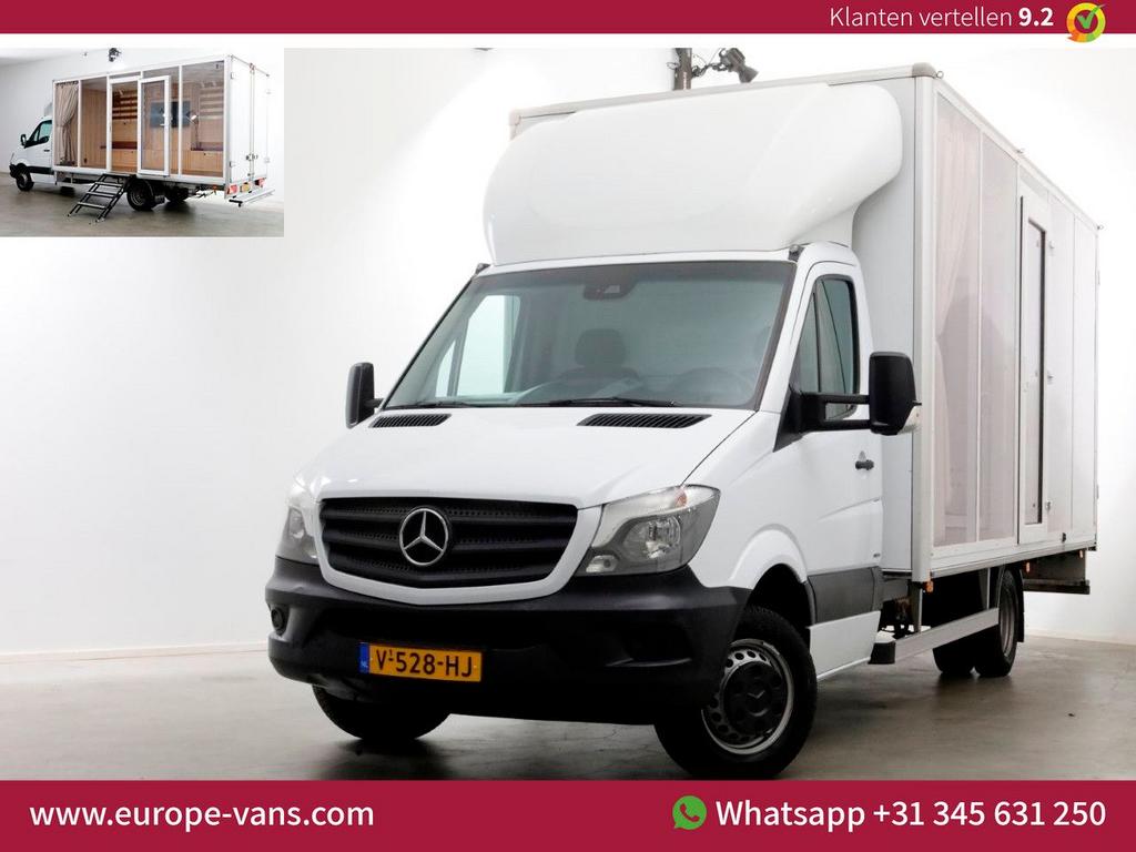 Mercedes-Benz Sprinter 514 CDI 143pk E6 7G Automaat XXL Bakw, Auto's, Bestelwagens en Lichte vracht, Automaat, Wit, Mercedes-Benz