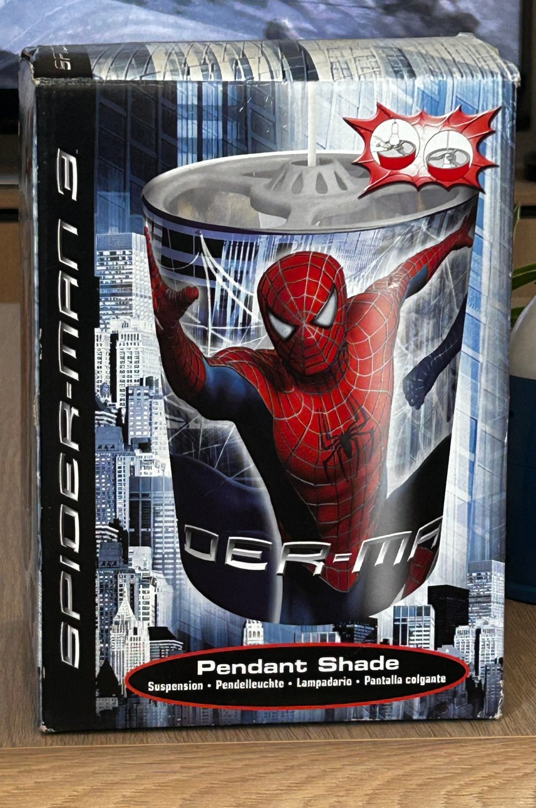 Spider-Man lamp, Kinderen en Baby's, Ophalen, Nieuw, Lamp