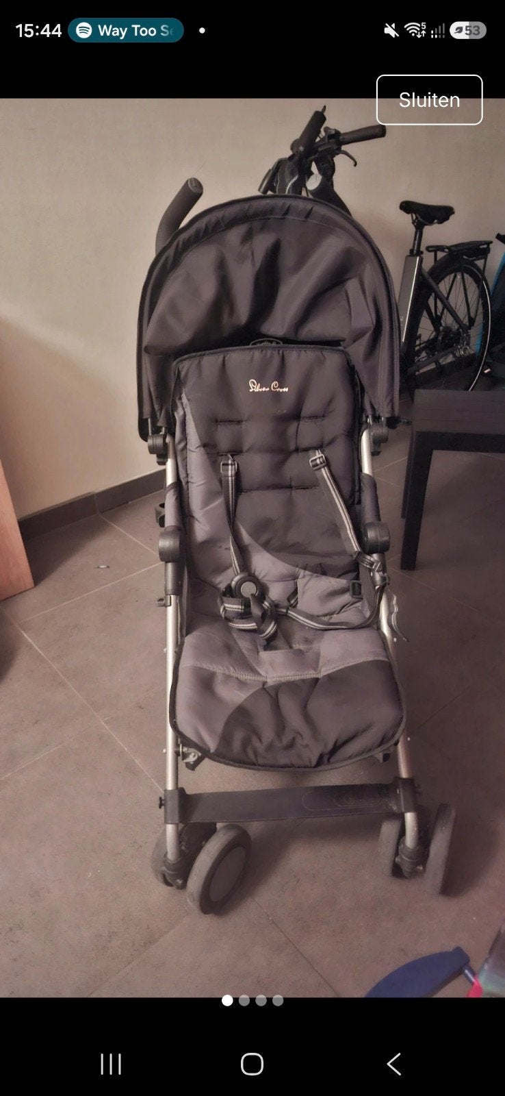 kinderwagen, Ophalen