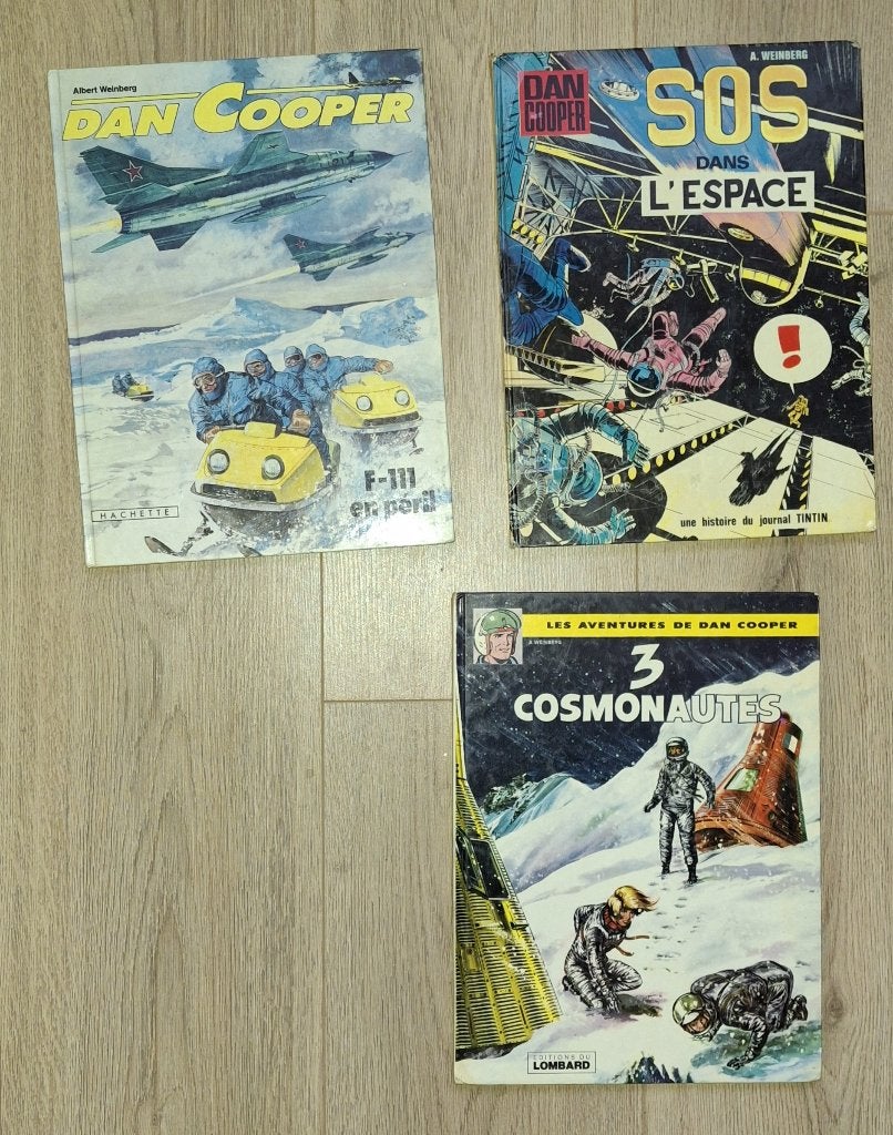 Collection BD DAN COOPER de A. Weinberg EO + DEDICACE, Livres, Plusieurs BD, Enlèvement ou Envoi, Utilisé, A. Weinberg