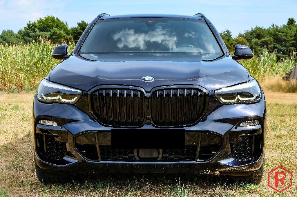 BMW X5 45e M Sport HarmanKardon Caméra, Autos, BMW, Cuir, Achat, Entretenue par le concessionnaire, Noir