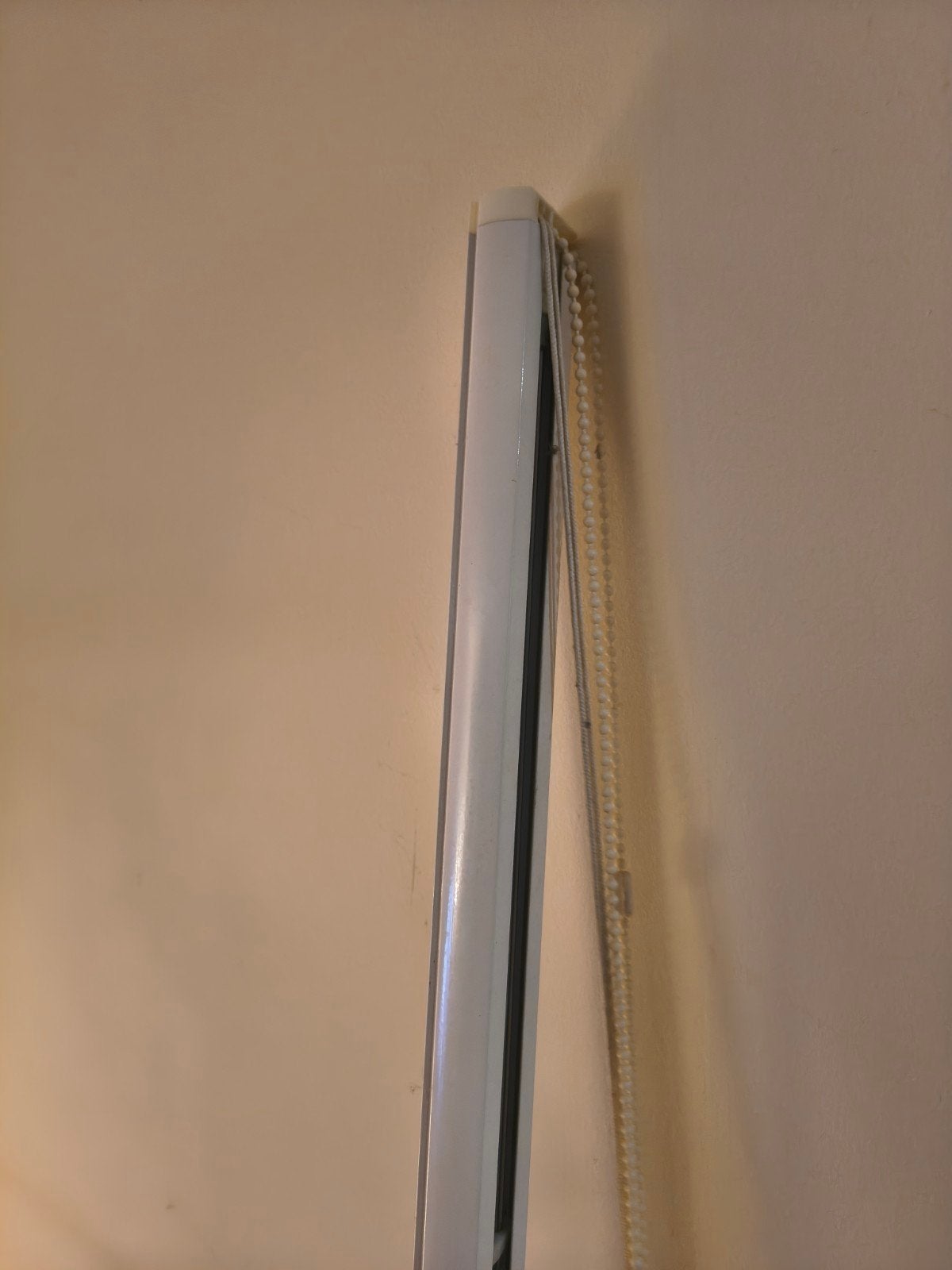 Rail alu blanc pour store lamelle— 190 cm, Enlèvement, Blanc