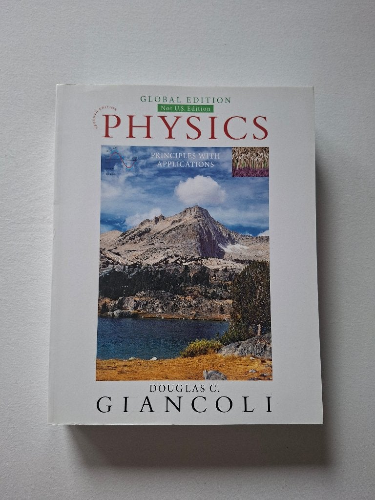 Physics Principles With Applications - Giancoli (7th Global), Boeken, Studieboeken en Cursussen, Ophalen, Zo goed als nieuw, Hoger Onderwijs