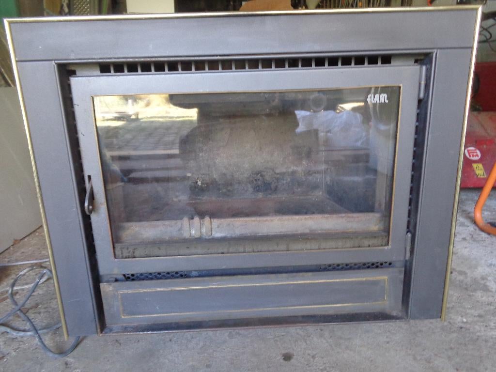 insert, Enlèvement, Utilisé, Insert, Cheminée au bois