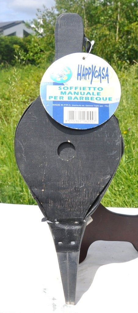 soufflet en bois et skaï pour barbecue, Huis en Inrichting, Woonaccessoires | Overige, Nieuw, Hout, Zwart, Klassiek, Ophalen of Verzenden