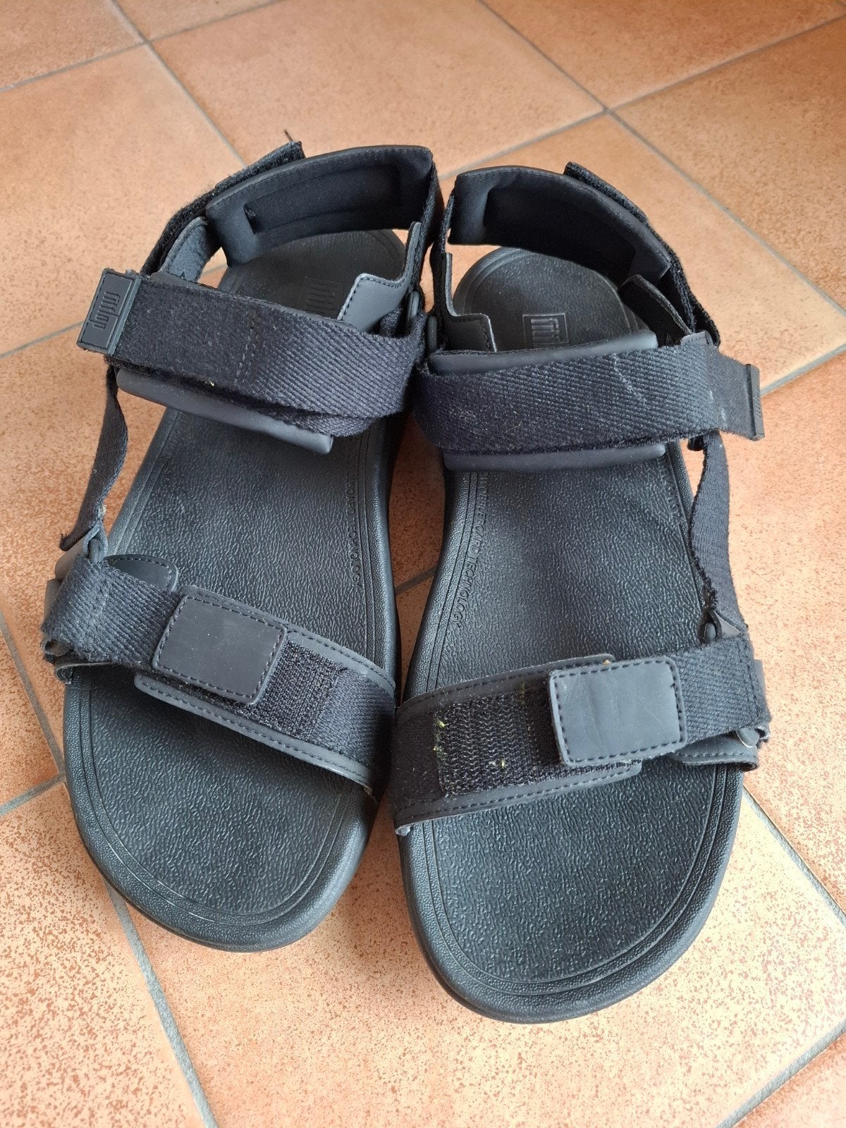 sandalen heren maat 45 zwart fitflop, Zwart, Zo goed als nieuw, Fitflop, Ophalen