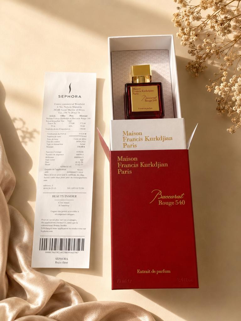 Baccart rouge 540, Handtassen en Accessoires, Ophalen of Verzenden, Nieuw