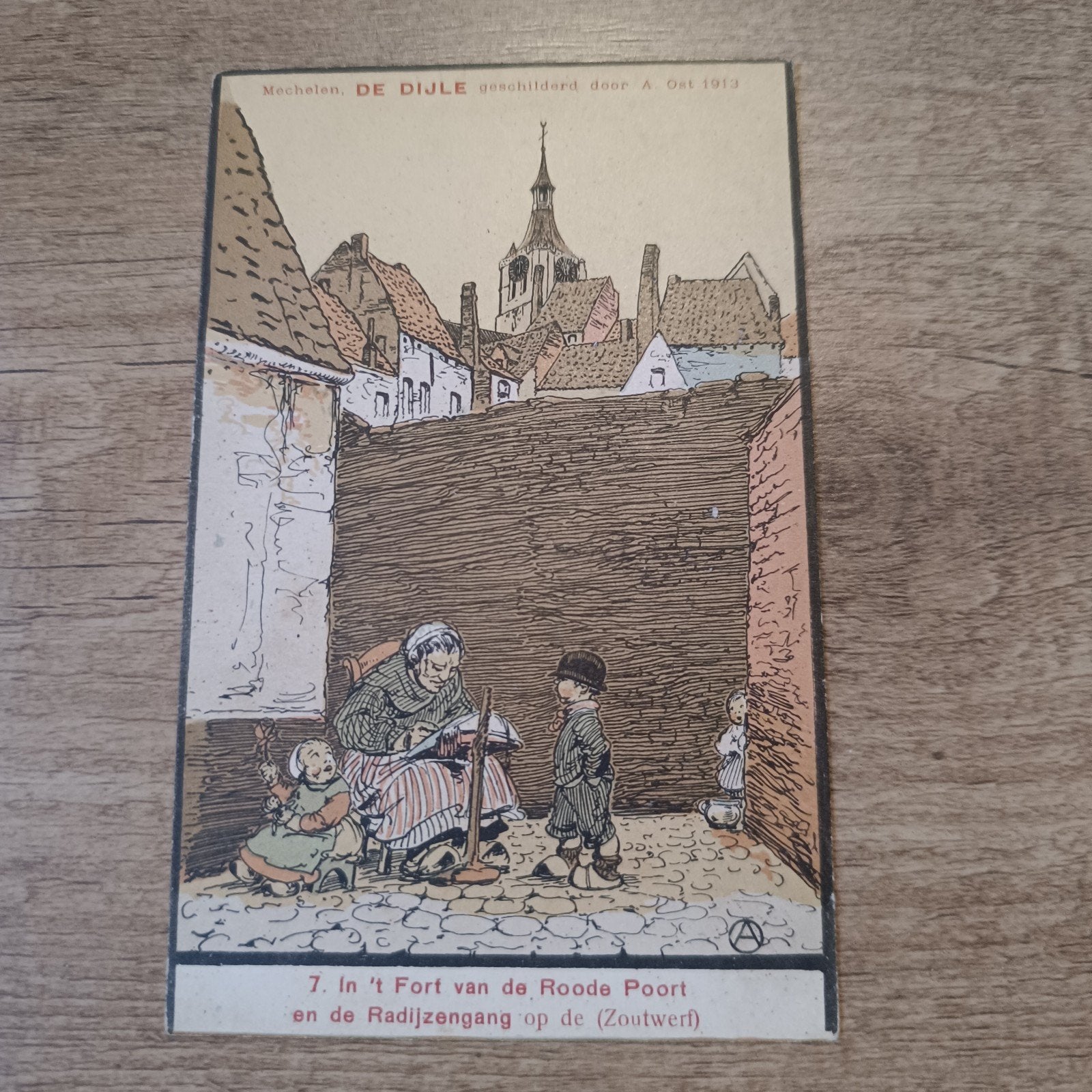 A Ost Alfred DE DIJLE Nr 7 Roode Poort, Enlèvement ou Envoi