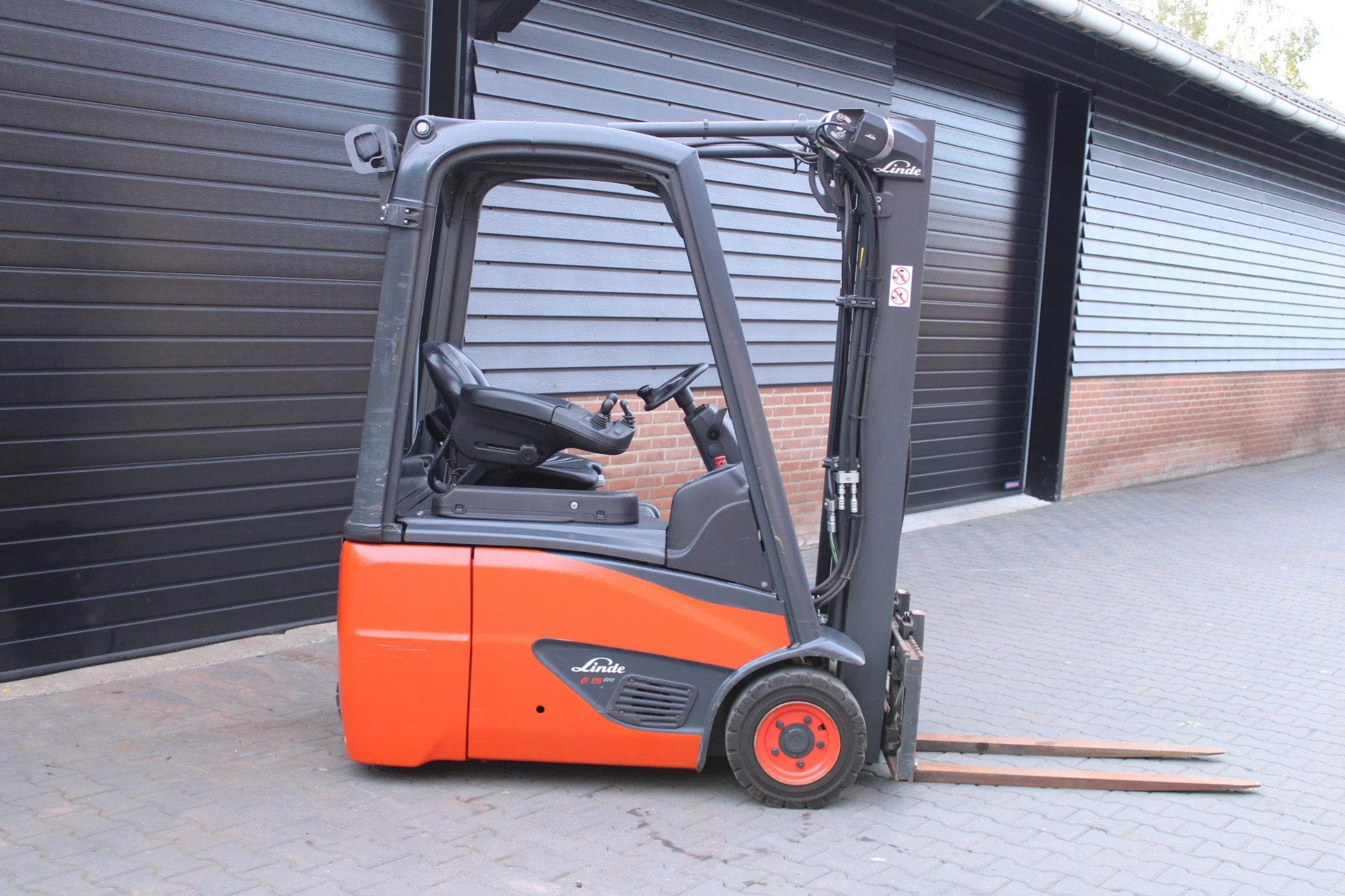 Linde E15 heftruck elektrische triplex sideshift (bj 2019), 1000 tot 2000 kg, Elektrisch, Heftruck, Linde