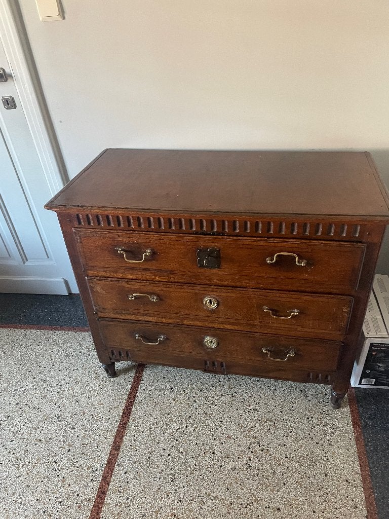 Commode chêne massif, Maison & Meubles, 3 ou 4 tiroirs, 25 à 50 cm, Moins de 100 cm, 100 à 150 cm