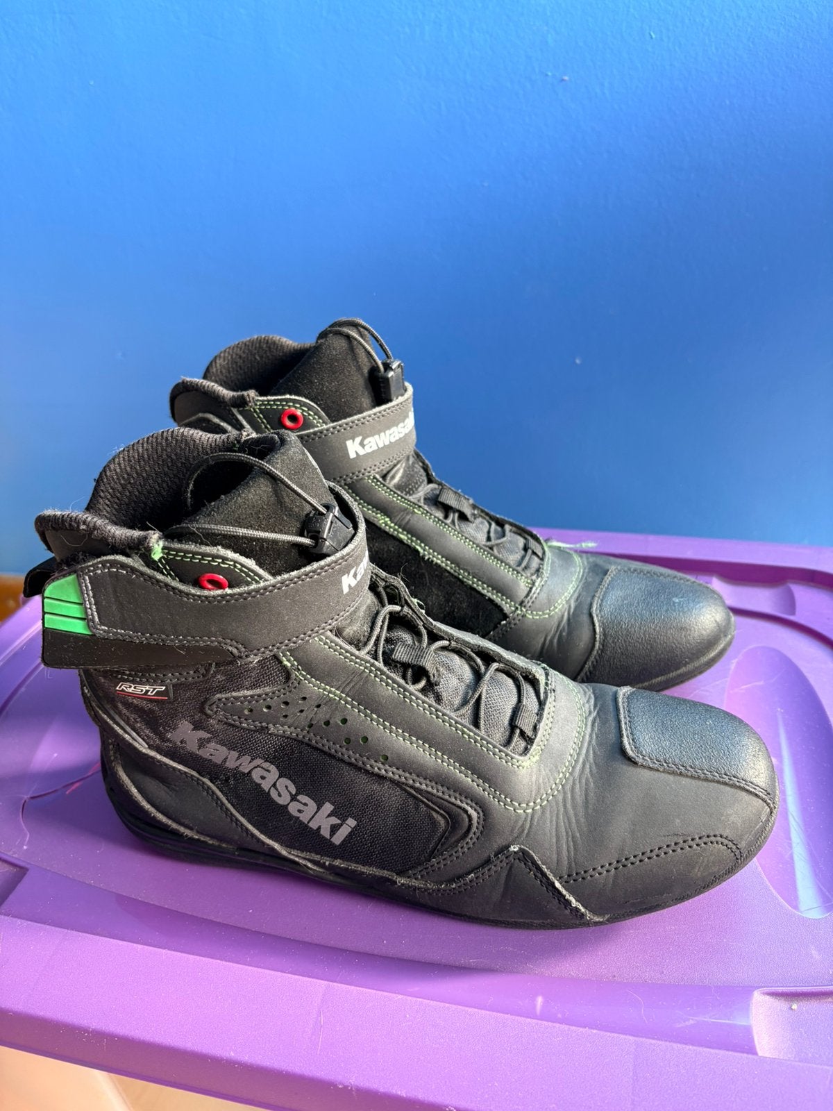 Motorschoenen Kawasaki, Motoren, Ophalen of Verzenden