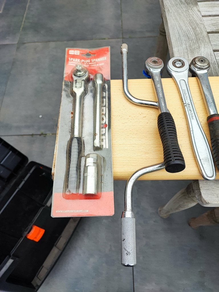 Dopsleutels met toebehoren en materiaalkoffer, Ophalen, Gebruikt