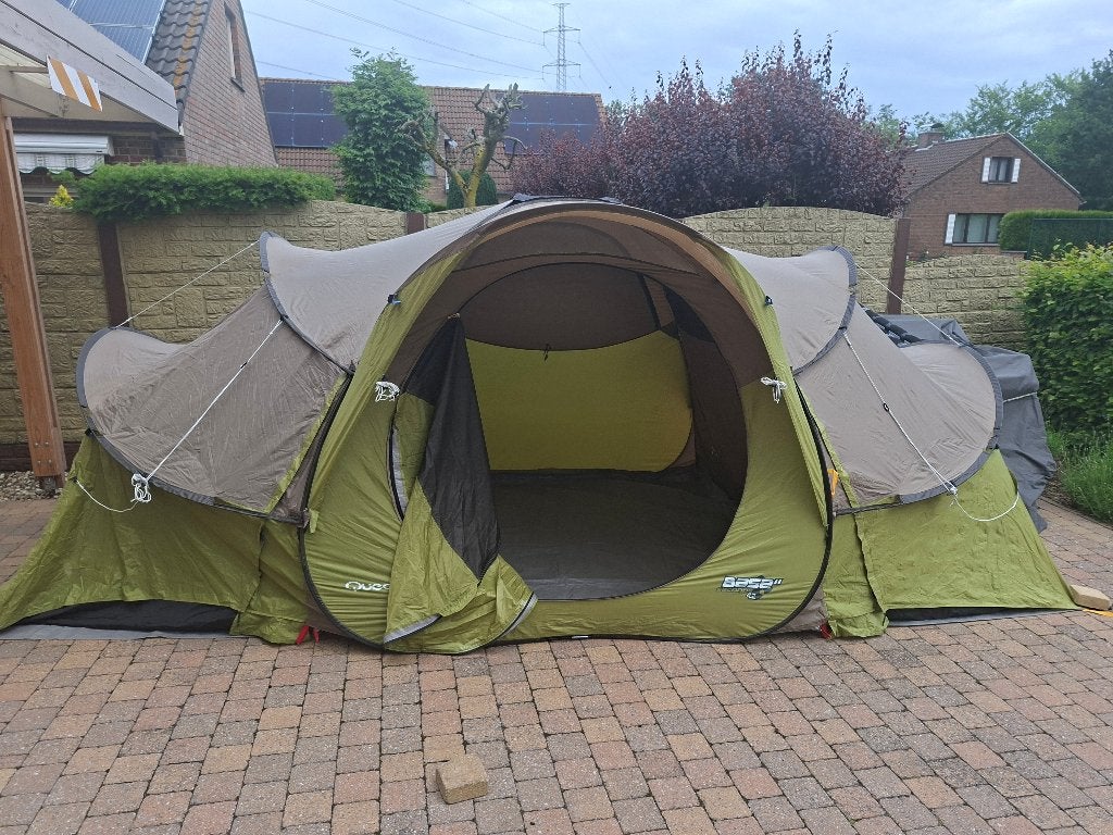 Tente Decathlon 4 personnes Base Seconds 4.2, Caravanes & Camping, Tentes, Enlèvement ou Envoi, Utilisé, Jusqu'à 4