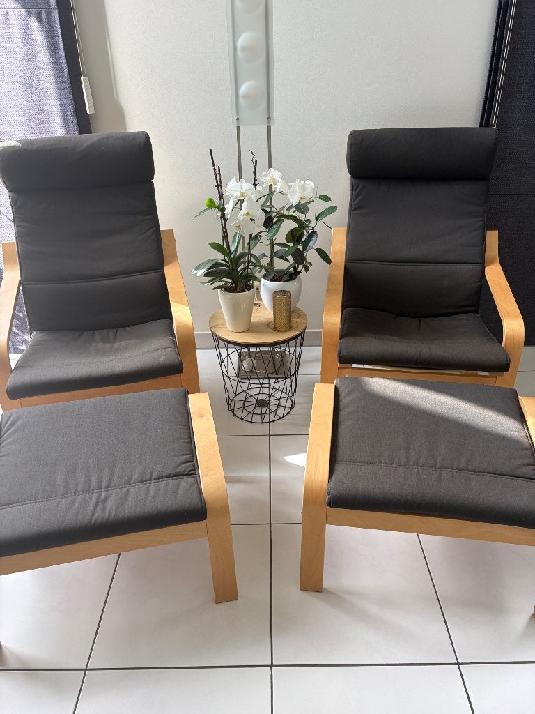 Fauteuil POANG IKEA, Huis en Inrichting, Fauteuils, Ophalen, Gebruikt