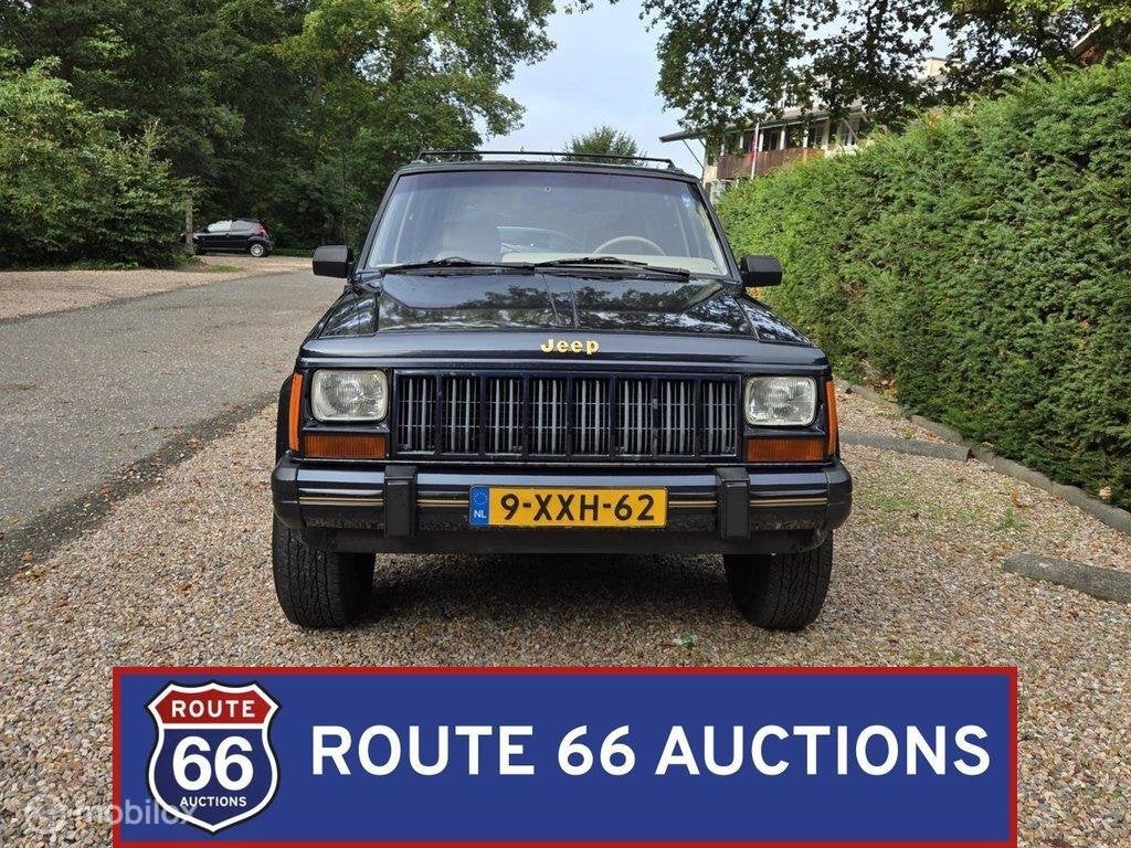 Jeep Cherokee XJ Limited | 1990 | Route 66 Auctions, Jeep, Zwart, Bedrijf, Handgeschakeld