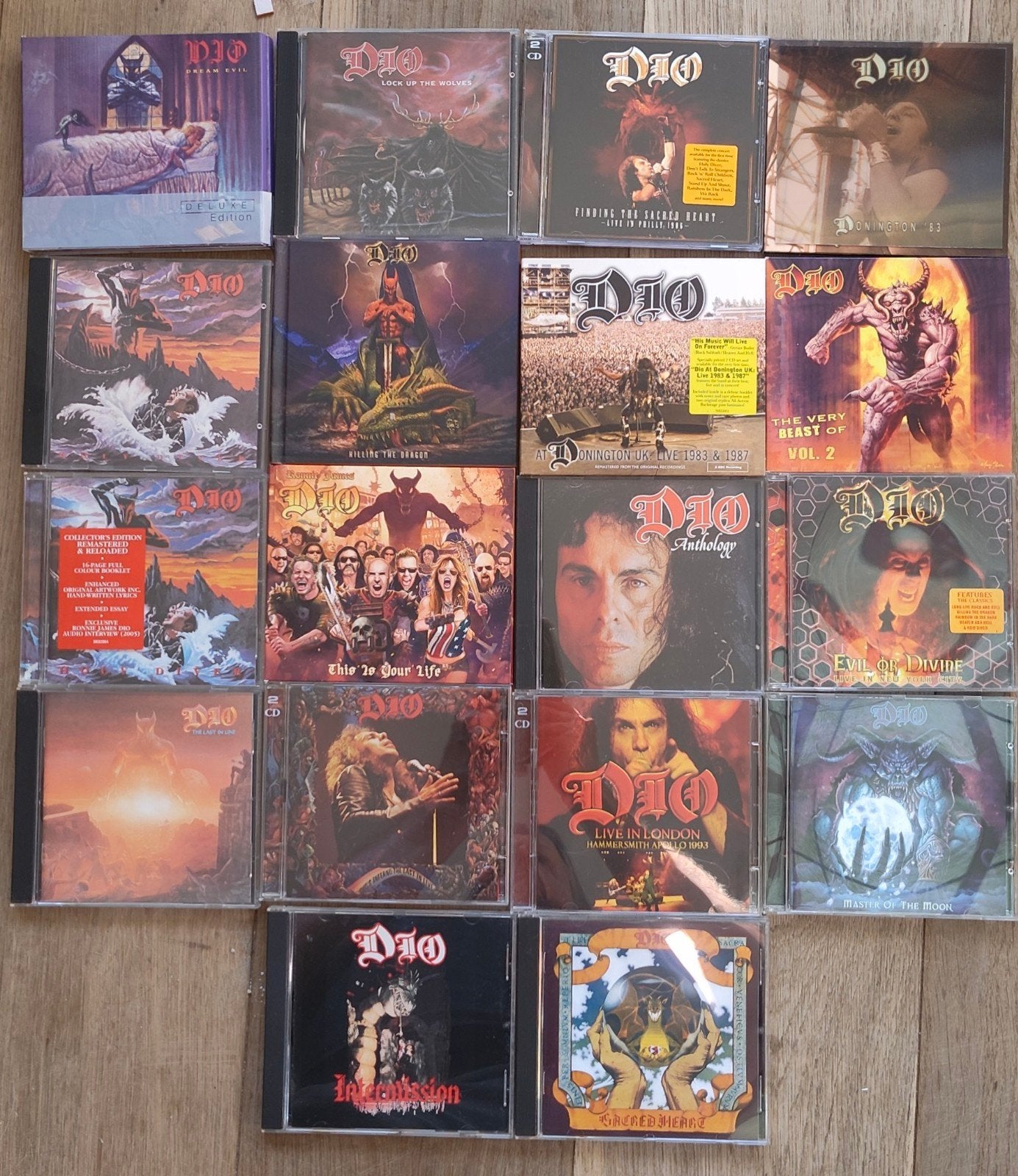 DIO (Ronnie James) cd lot, Ophalen of Verzenden, Rock, Album, Digipak