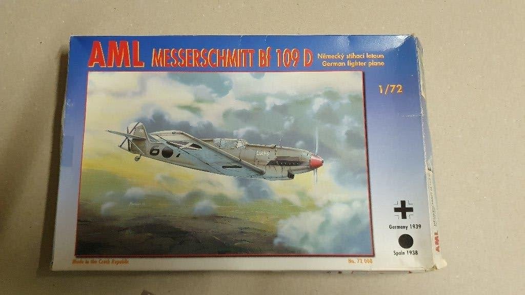 Messerschmitt Bf-109D, Hobby & Loisirs créatifs, Autres marques, Enlèvement ou Envoi, Comme neuf, 1:72 à 1:144
