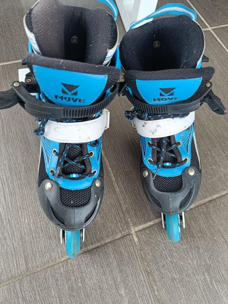 Mooie inline skeelers voor kinderen., Sport en Fitness, Skeelers, Verstelbaar, Kinderen, Zo goed als nieuw, Inline skates 4 wielen