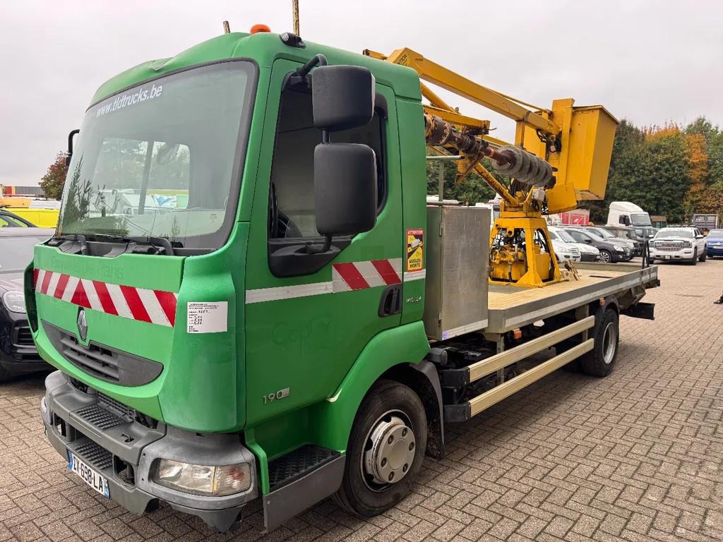 Renault Midlum 190 *WORKING PLATFORM-NACELLE* (bj 2008), Autos, Camions, Achat, Entreprise, Diesel, Vert