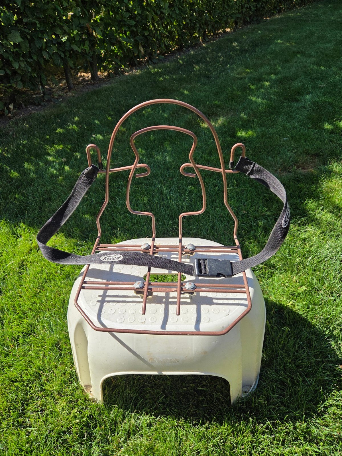fietsrekje Steco, Vélos & Vélomoteurs, Accessoires vélo | Sacoches, Enlèvement, Comme neuf, Steco