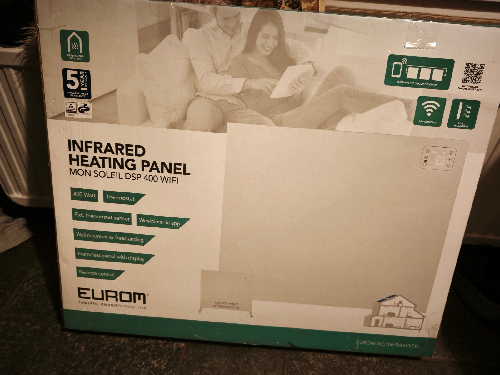 infrarood verwarming, Enlèvement